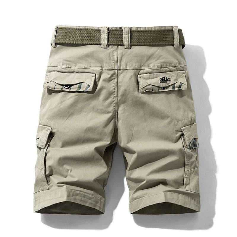 Men's Multi-Pocket Cotton Cargo Shorts | Quick-Dry Military Shorts in 13 Colors