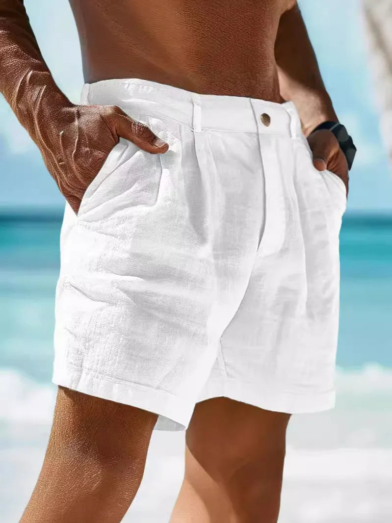 Men's Cotton Linen Shorts
