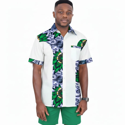 Men's Dashiki African Print Shirt