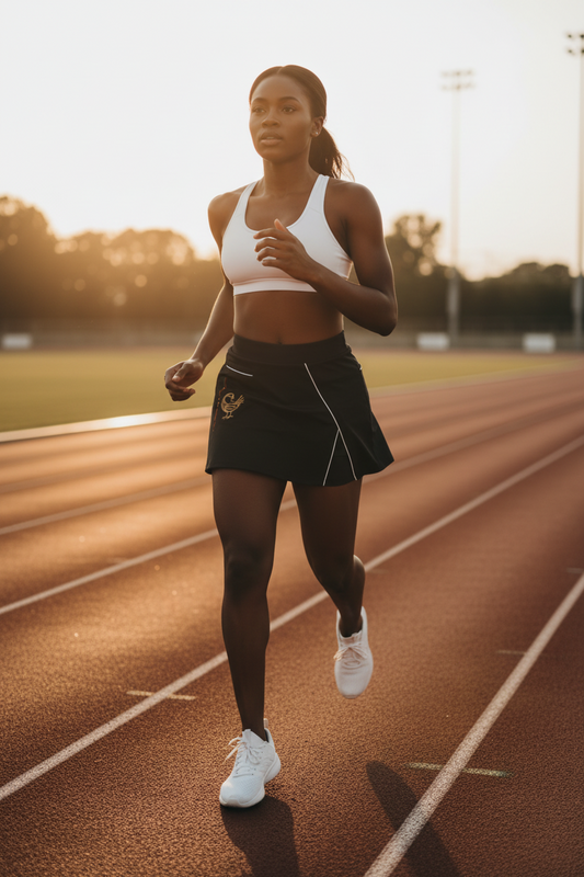 Sankofa Stride Performance Skort | Women's Active Skirt