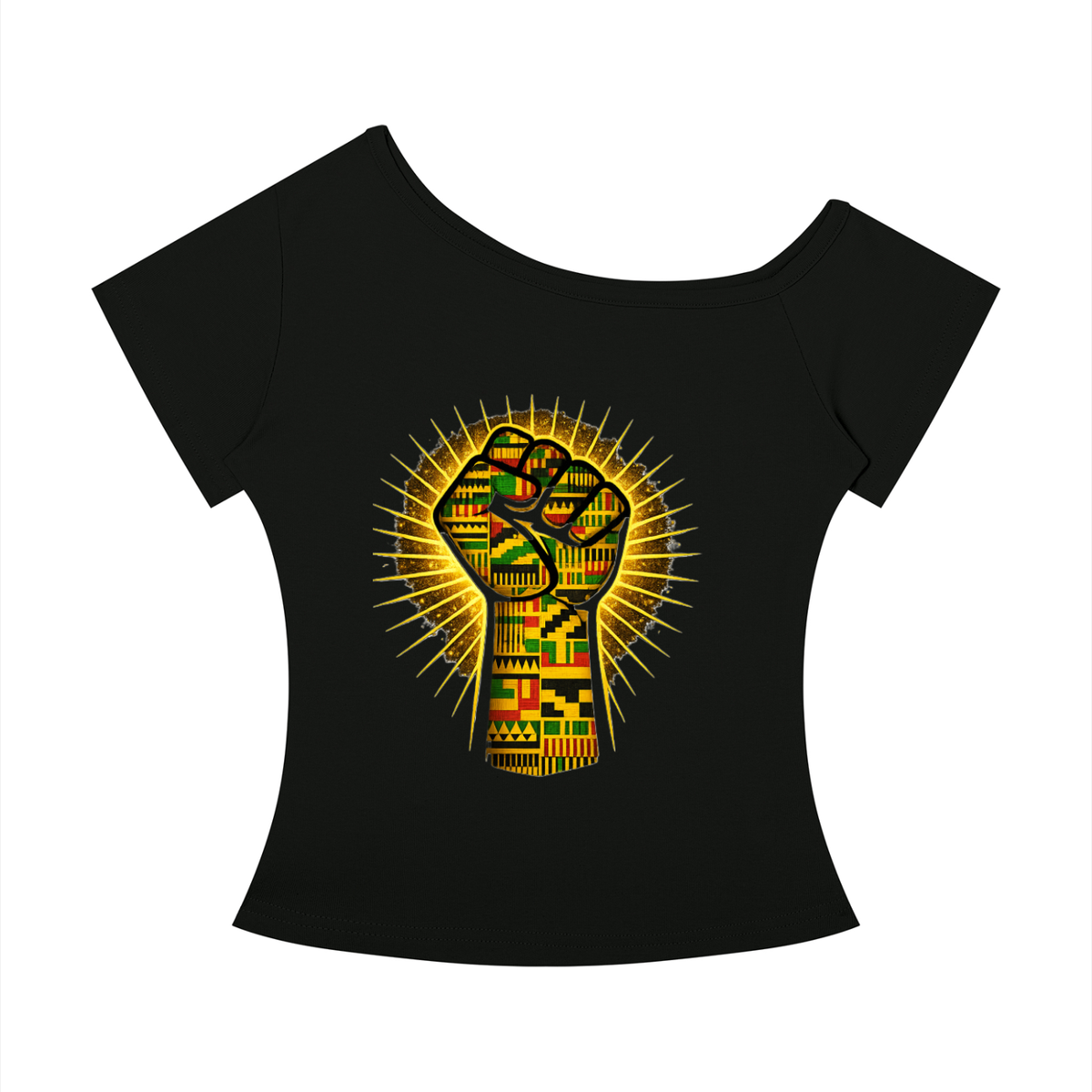 Raised in Culture Womens Off-the-Shoulder Tee