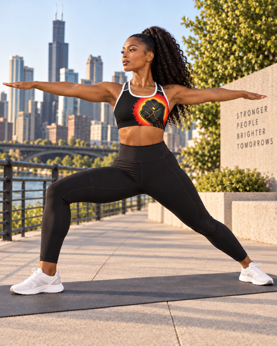 Rise and Resist Sports Bra