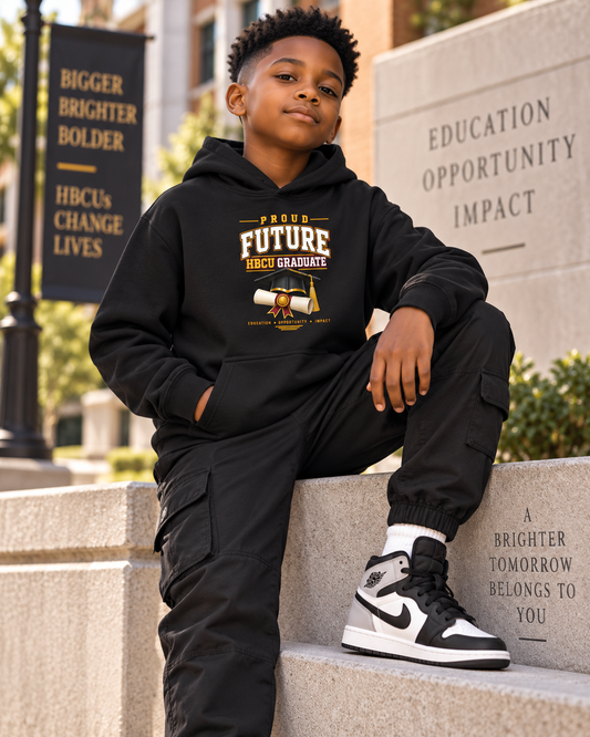 Youth Future HBCU Graduate Crewneck Sweater for Boys