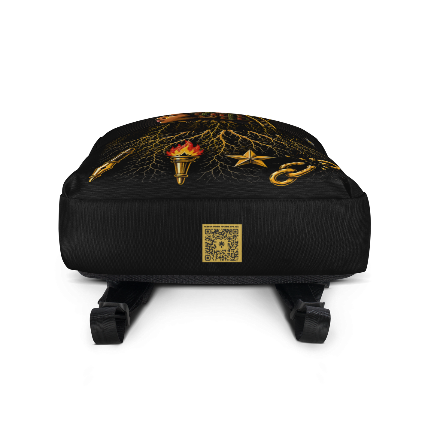 Knowledge is Power Backpack in Black