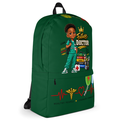 Young Gifted Black Future Doctor Backpack for Boys