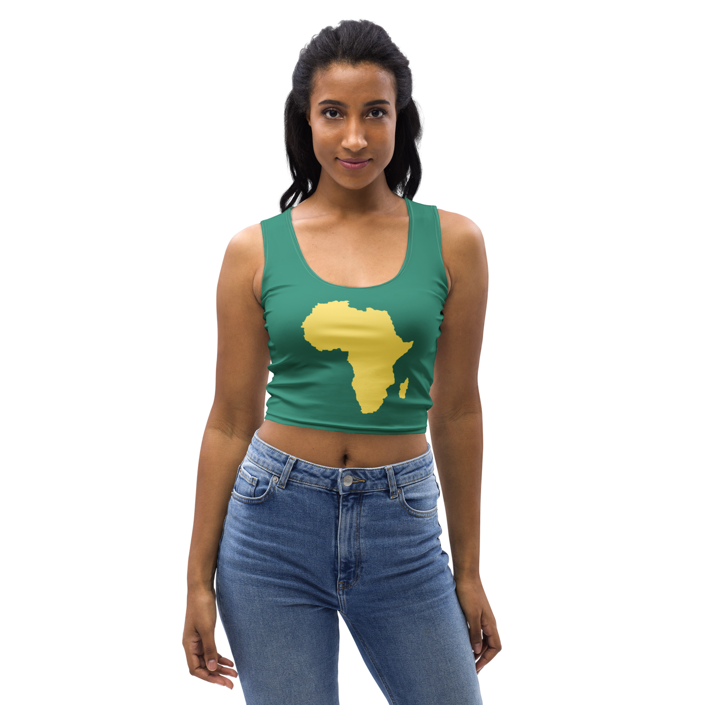 Rooted Heritage Body-Hugging Crop Top