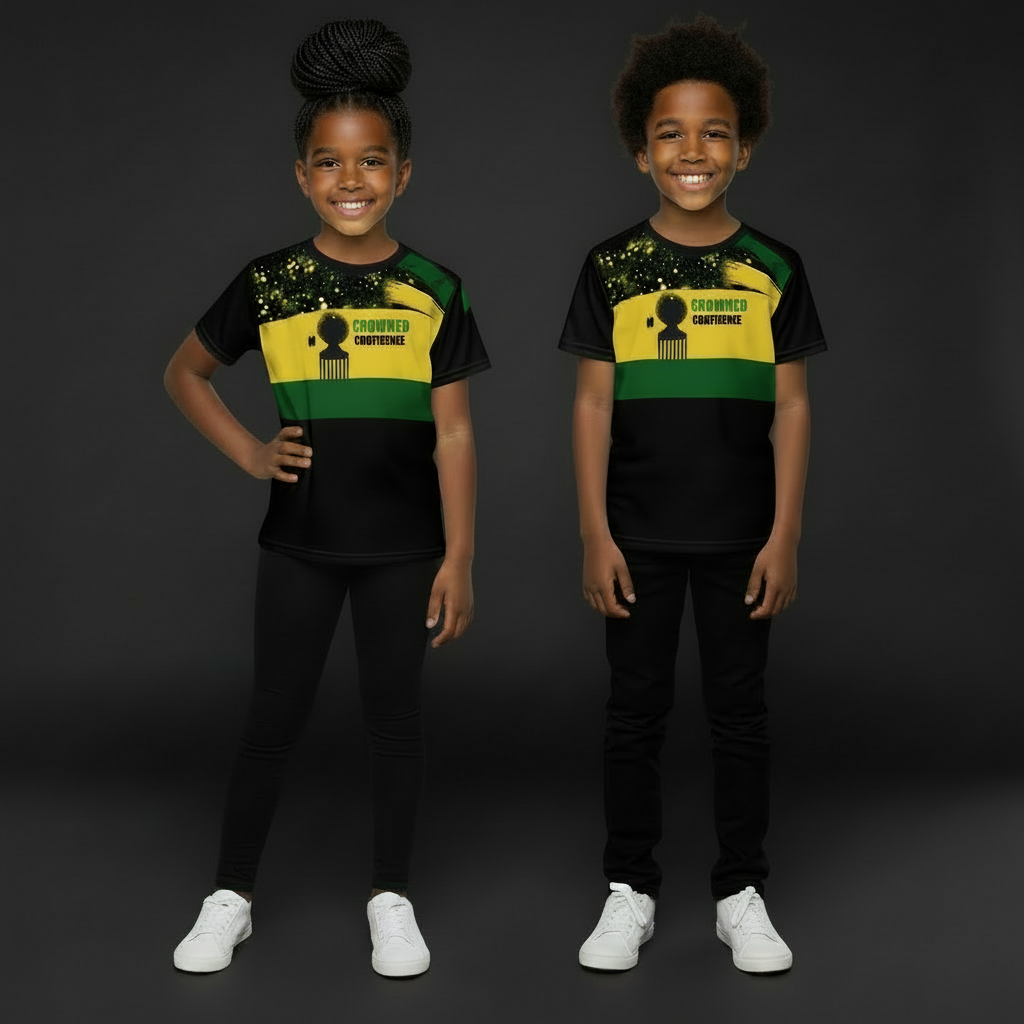 Crowned Confidence Unisex Kids Tee