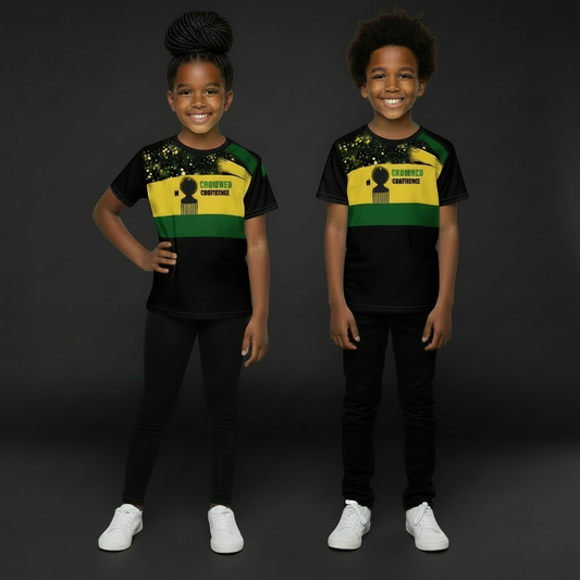 Crowned Confidence Unisex Kids Tee