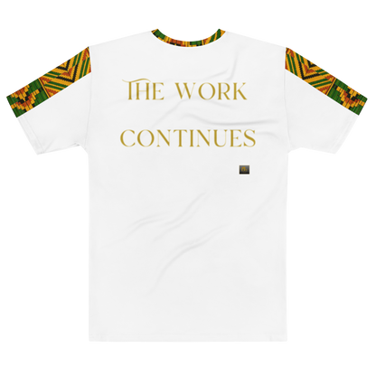 Iconic Heroes Crew Neck T-Shirt for Men (Kente)