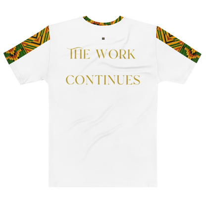 Iconic Heroes Crew Neck T-Shirt for Men (Kente)