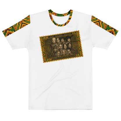 Iconic Heroes Crew Neck T-Shirt for Men (Kente)