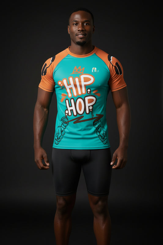 Golden Age of Hip Hop Men's Rash Guard