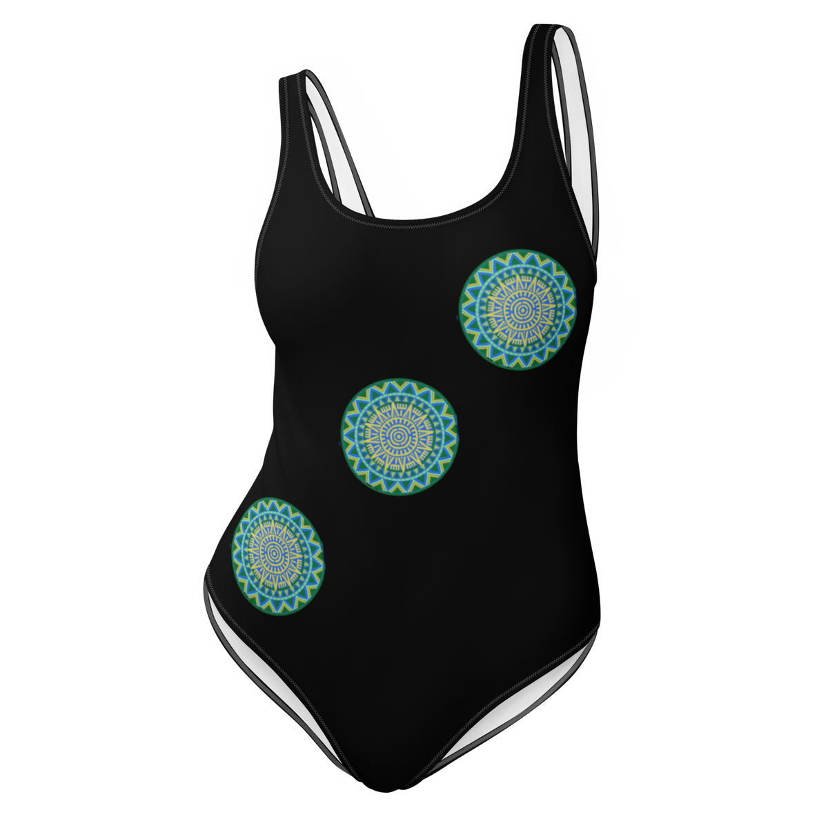 Tribal Energy Swimuit in Black