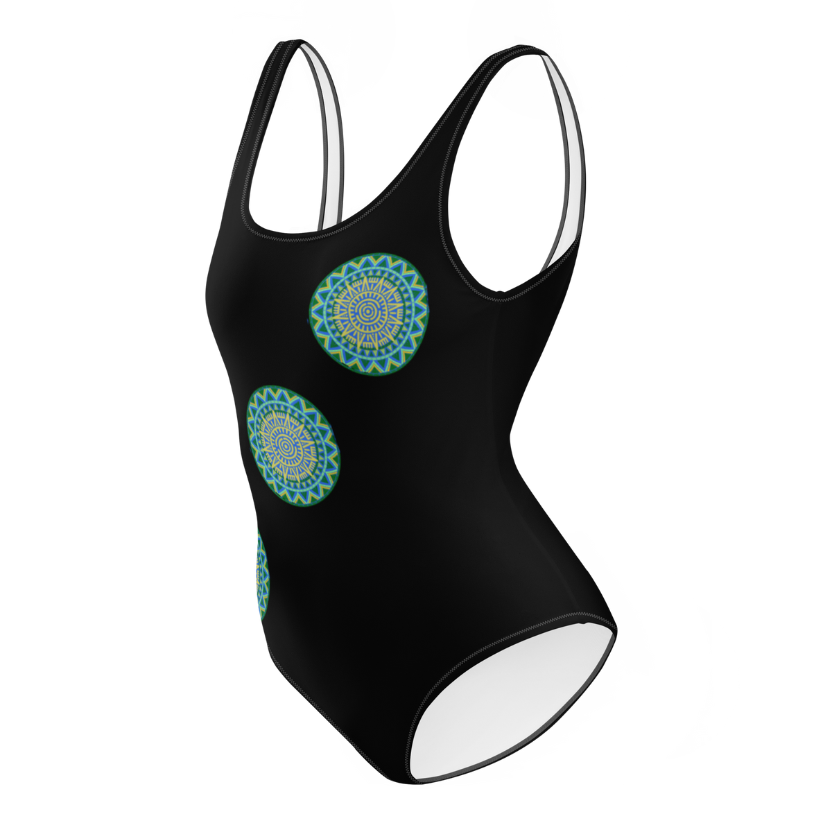 Tribal Energy Swimuit in Black