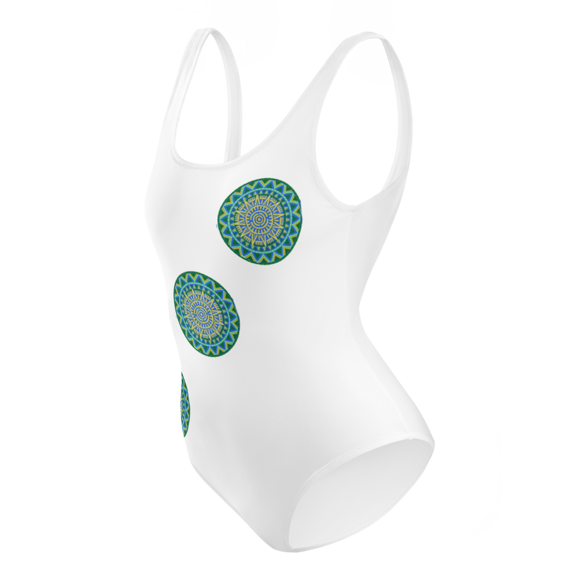 Tribal Energy Swimuit in White