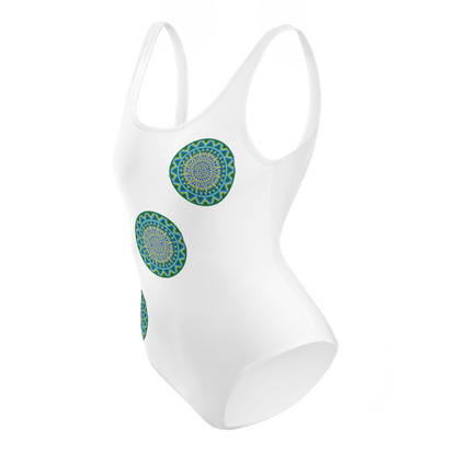 Tribal Energy Swimuit in White