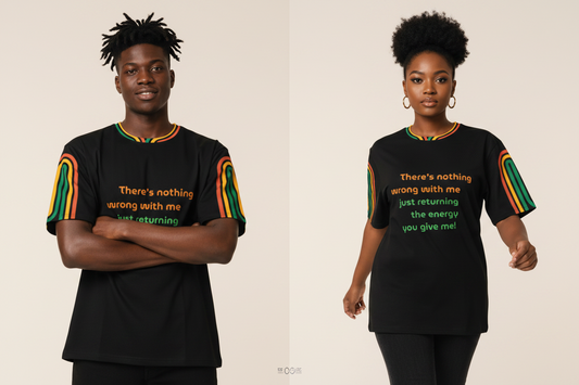 Same Energy Adult Unisex  Retro Stripe Tee