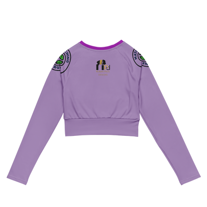 Matching Energy Recycled Long Sleeve Crop Top