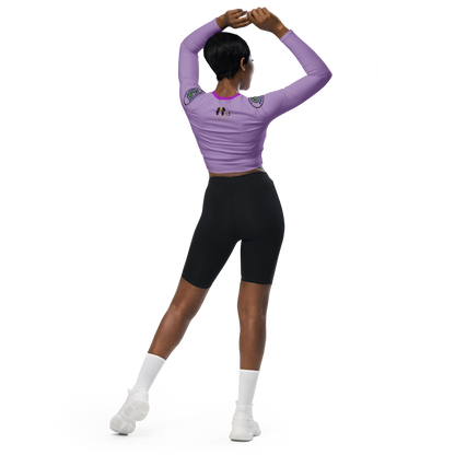 Matching Energy Recycled Long Sleeve Crop Top