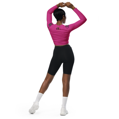 Matching Energy Recycled Long Sleeve Crop Top