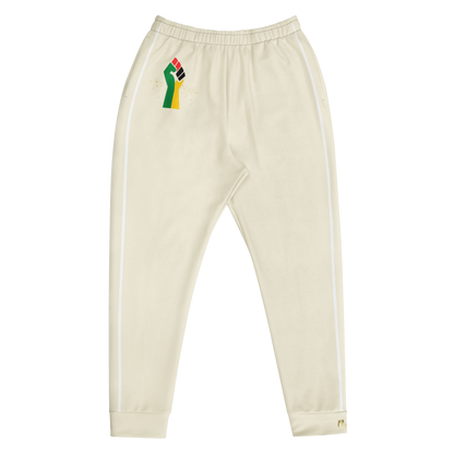 Pan-African Track Pants in Off White