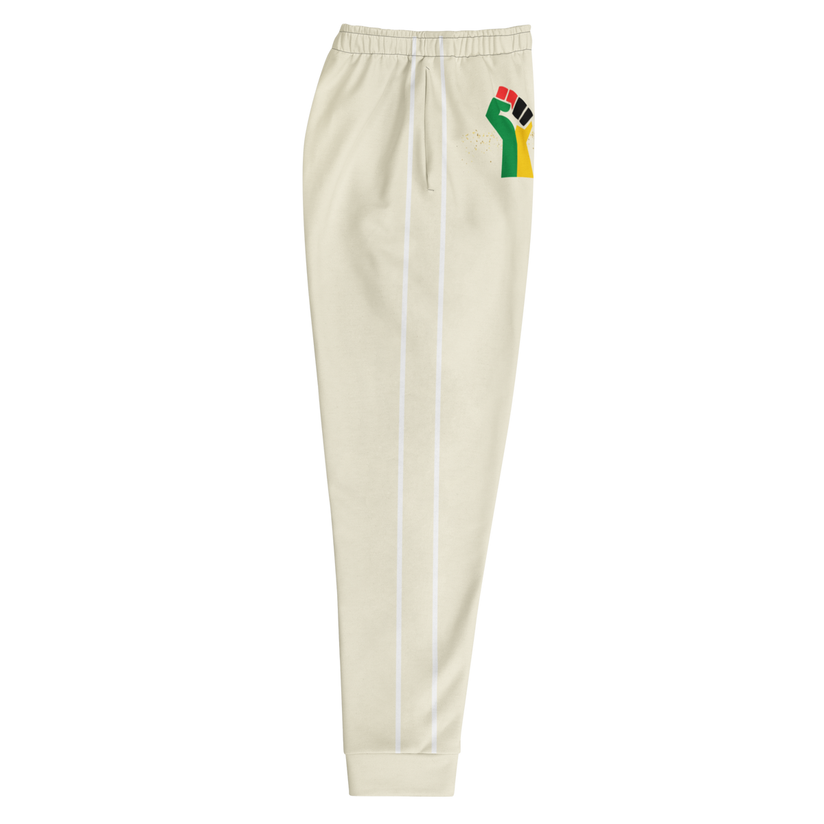 Pan-African Track Pants in Off White