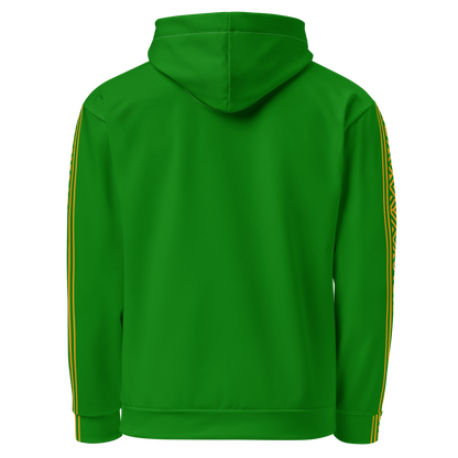 Nubian Pride Tribal Youth Unisex Hoodie in Green