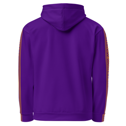 Nubian Pride Tribal Youth Unisex Hoodie in Purple