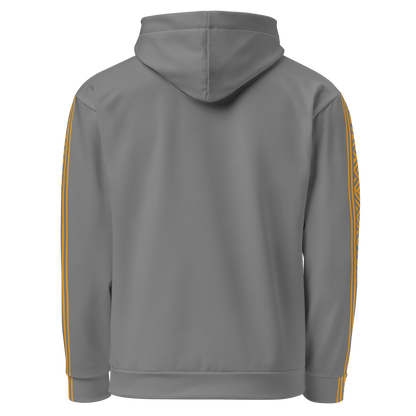Nubian Pride Tribal Youth Unisex Hoodie in Grey