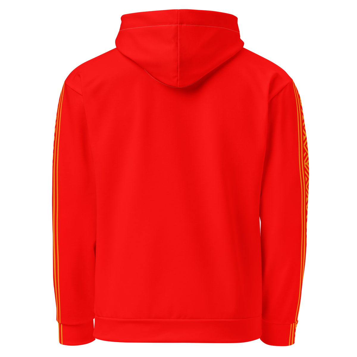Nubian Pride Tribal Youth Unisex Hoodie in Red