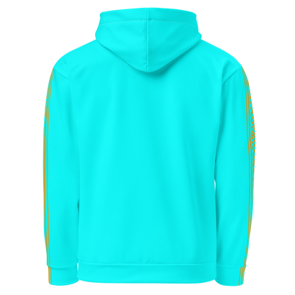 Nubian Pride Tribal Youth Unisex Hoodie in Teal