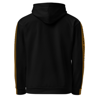 Nubian Pride Tribal Youth Unisex Hoodie in Black