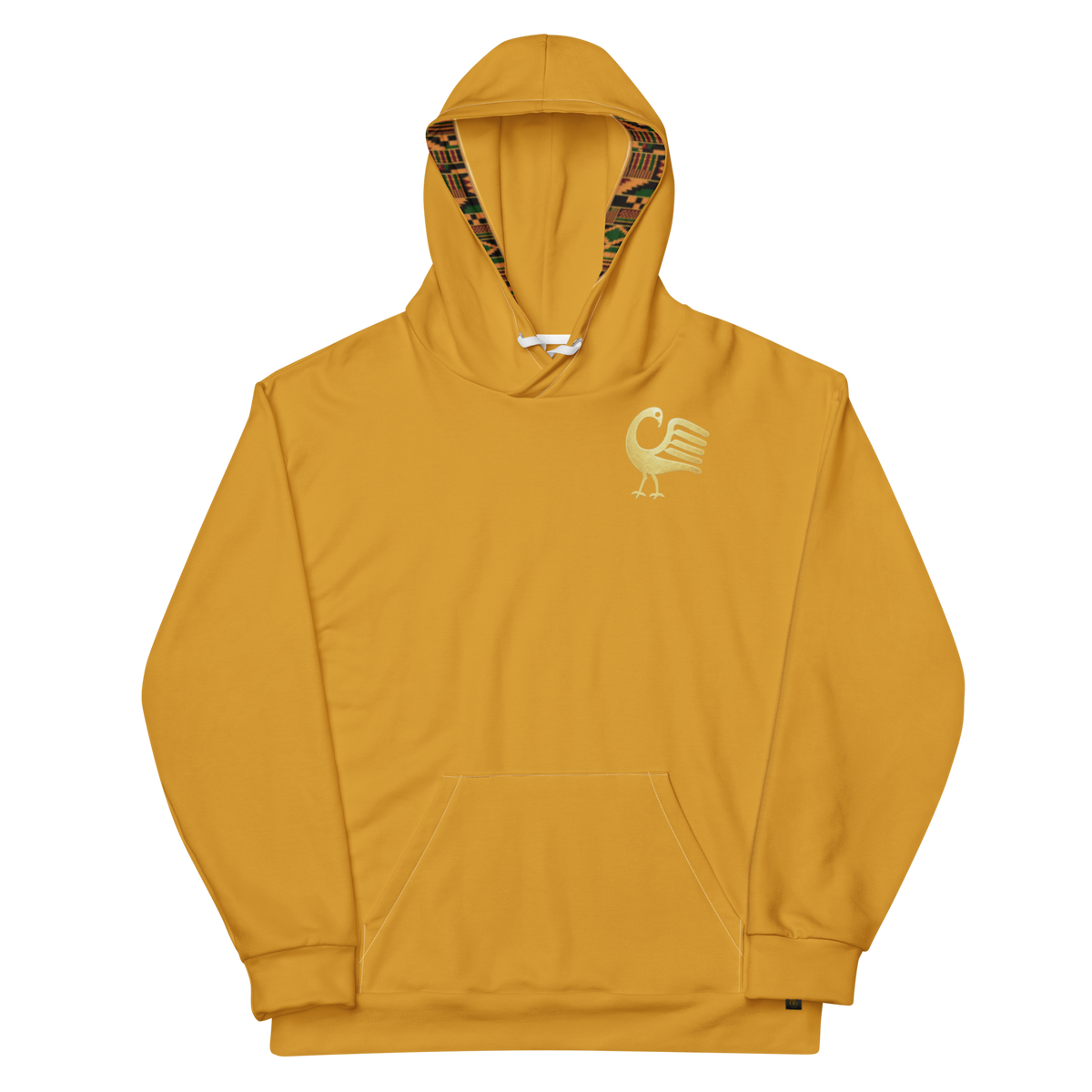 Bold & Rooted Unisex Hoodie in Mustard