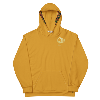 Bold & Rooted Unisex Hoodie in Mustard