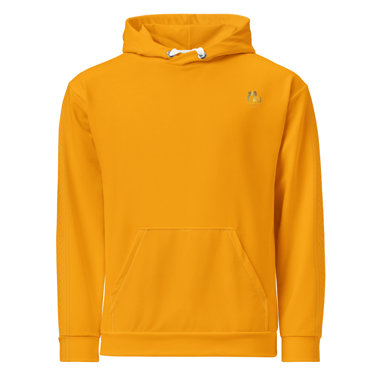 Nubian Pride Tribal Youth Unisex Hoodie in Orange
