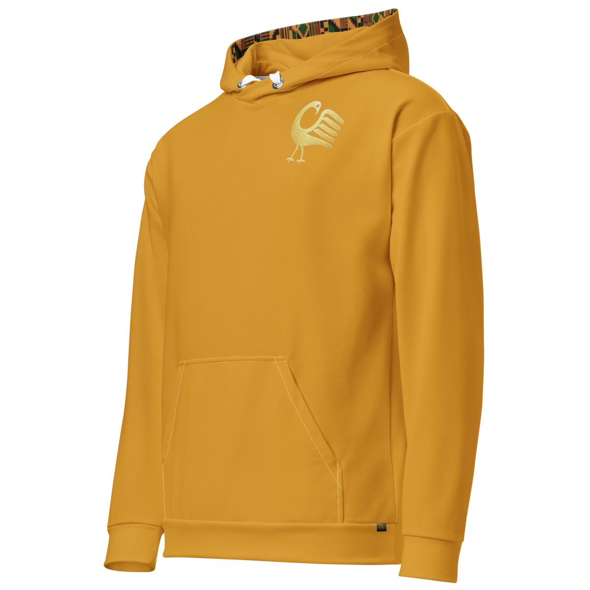 Bold & Rooted Unisex Hoodie in Mustard