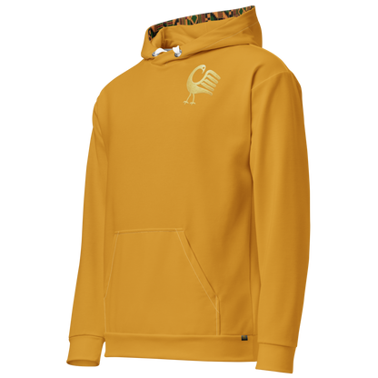 Bold & Rooted Unisex Hoodie in Mustard