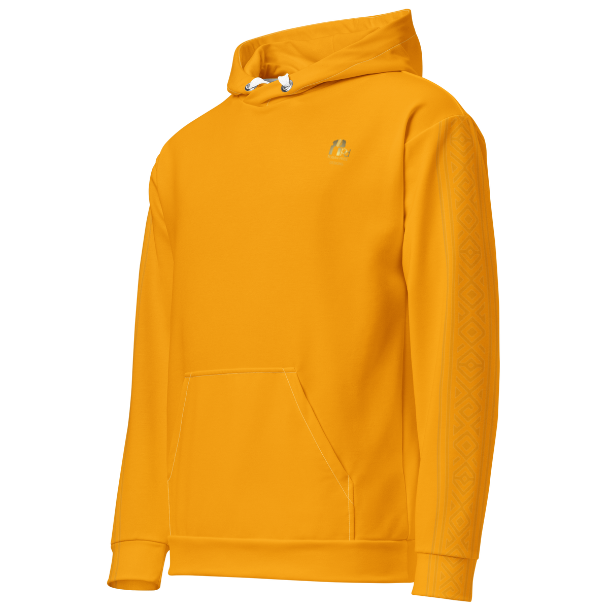 Nubian Pride Tribal Youth Unisex Hoodie in Orange