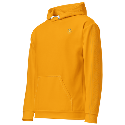 Nubian Pride Tribal Youth Unisex Hoodie in Orange