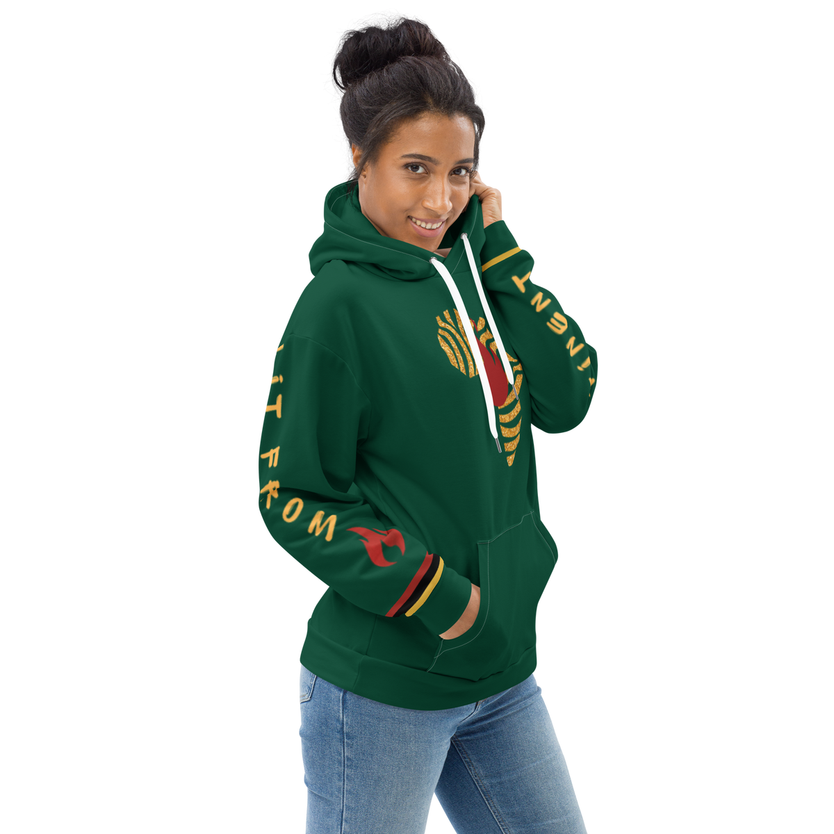 "Lit from the Continent" Unisex Hoodie