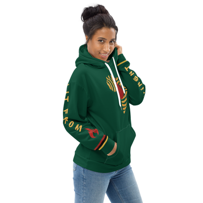 "Lit from the Continent" Unisex Hoodie