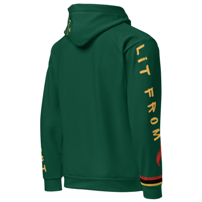 "Lit from the Continent" Unisex Hoodie