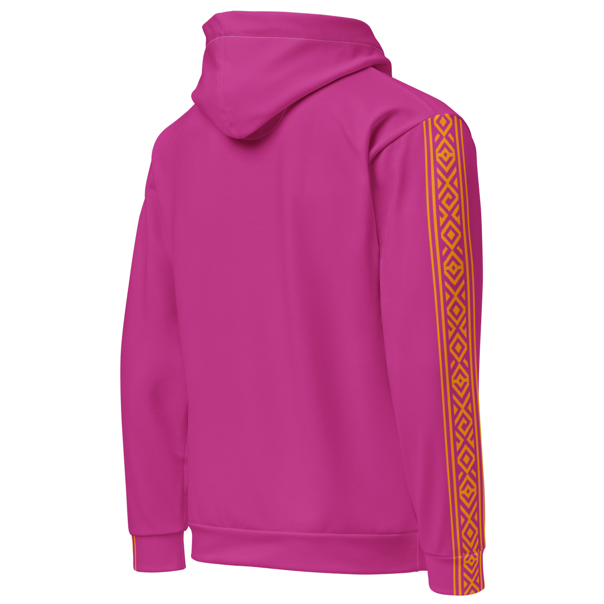 Nubian Pride Tribal Youth Unisex Hoodie in Fuschia