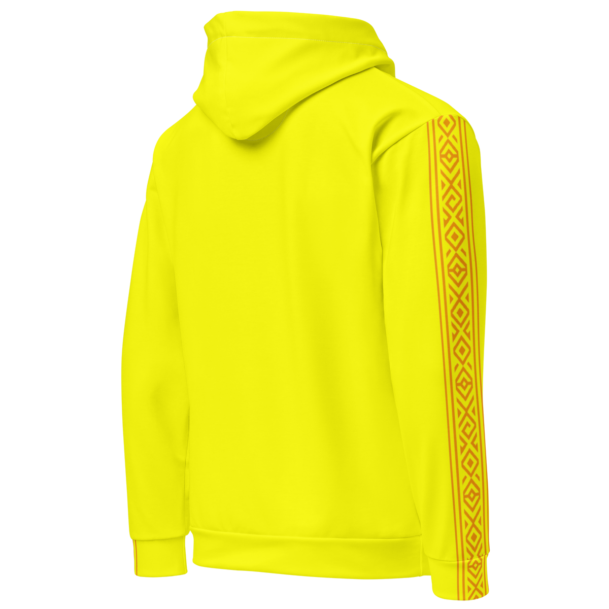 Nubian Pride Tribal Youth Unisex Hoodie in Yellow