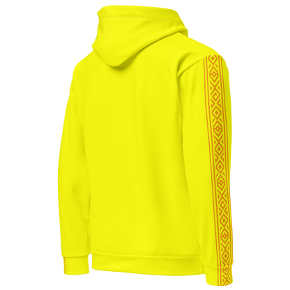 Nubian Pride Tribal Youth Unisex Hoodie in Yellow