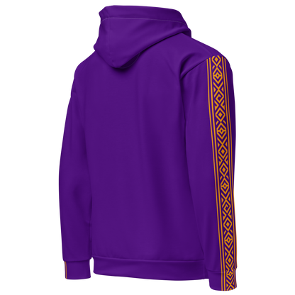 Nubian Pride Tribal Youth Unisex Hoodie in Purple