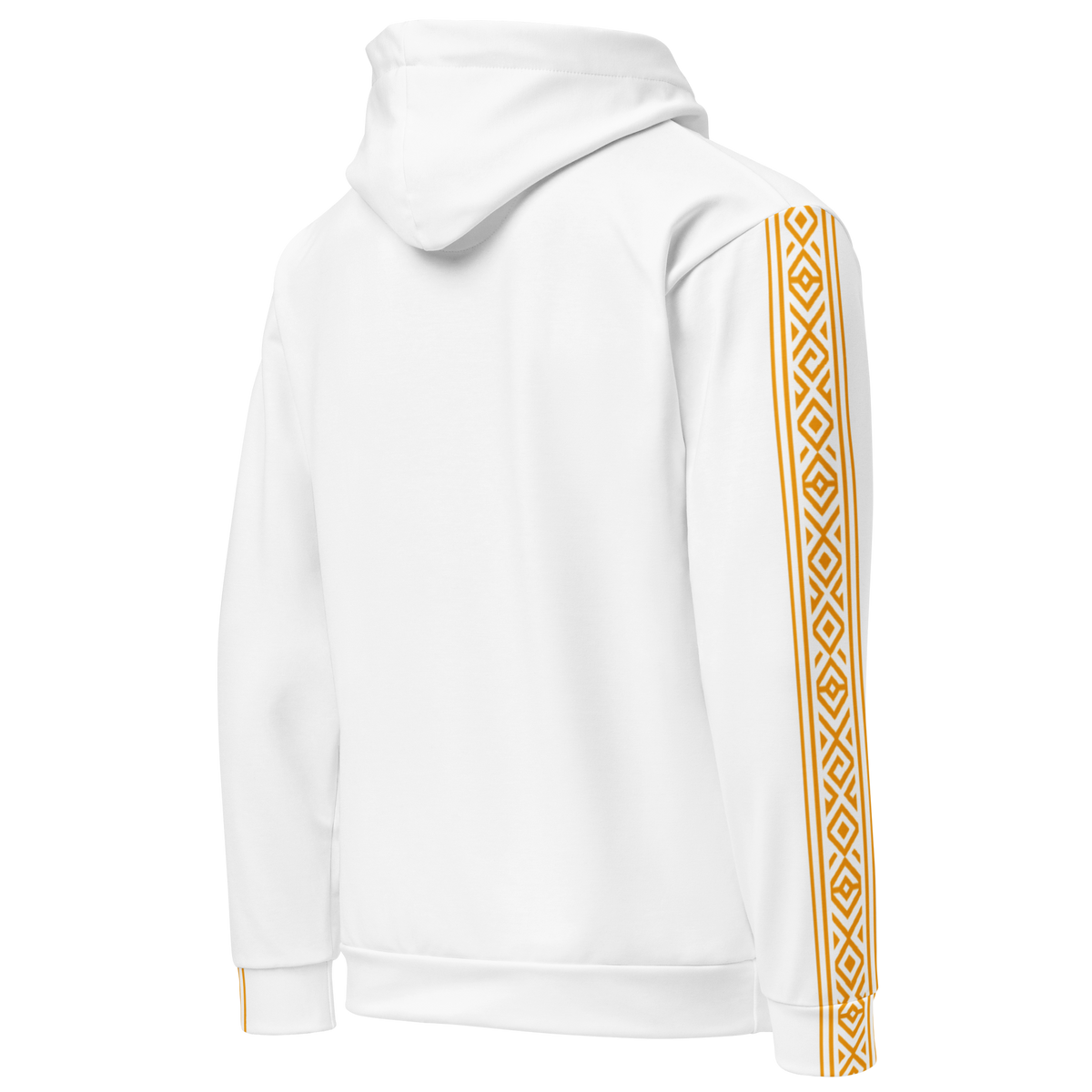 Nubian Pride Tribal Youth Unisex Hoodie in White