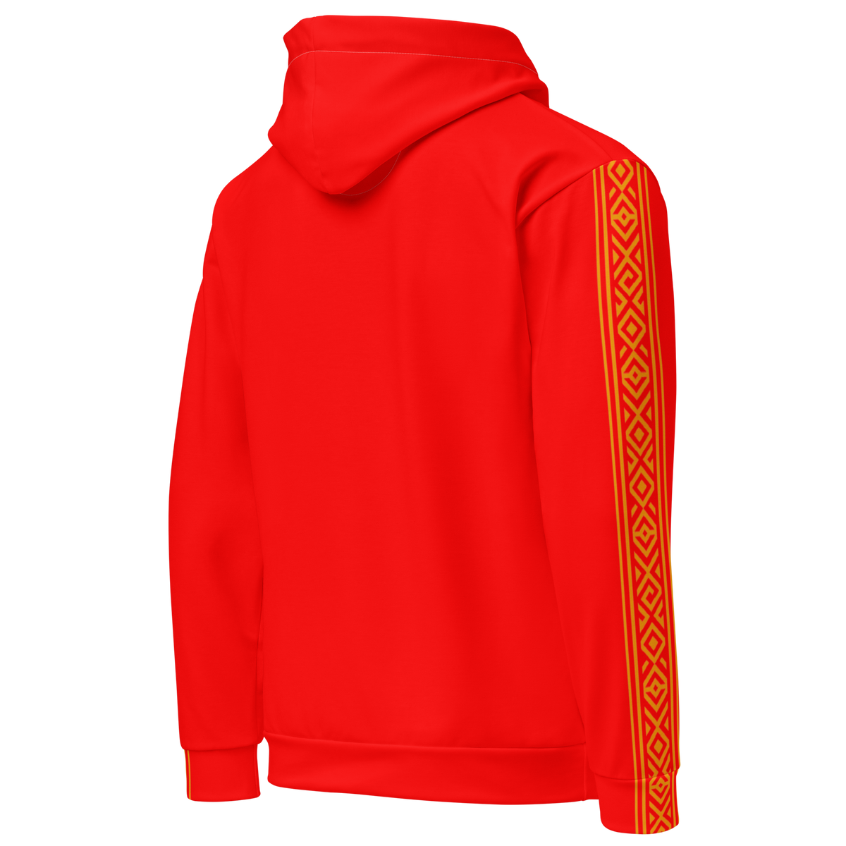 Nubian Pride Tribal Youth Unisex Hoodie in Red