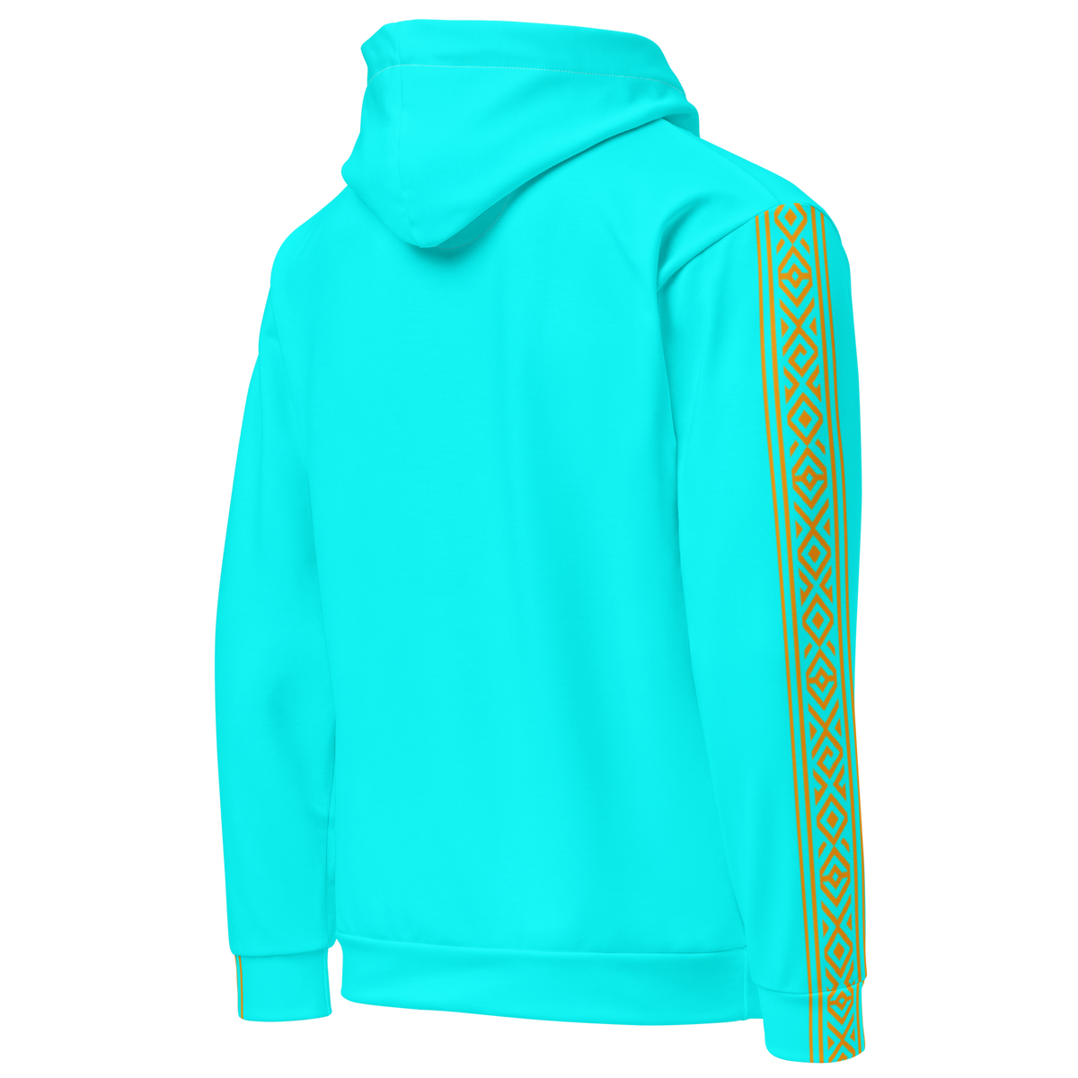 Nubian Pride Tribal Youth Unisex Hoodie in Teal