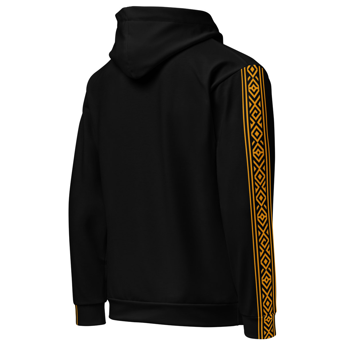 Nubian Pride Tribal Youth Unisex Hoodie in Black